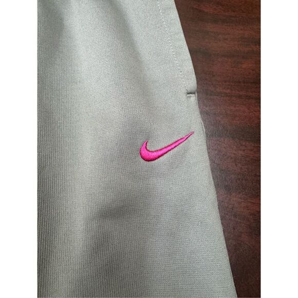 Nike Kids Therma-Fit Grey Track Pants with Pockets Size Large - Picture 2 of 8